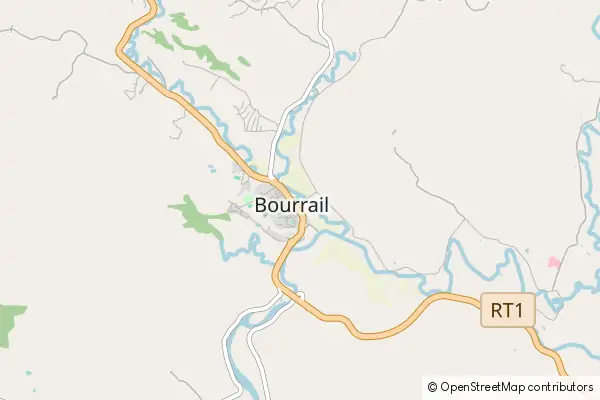 Mapa Bourail