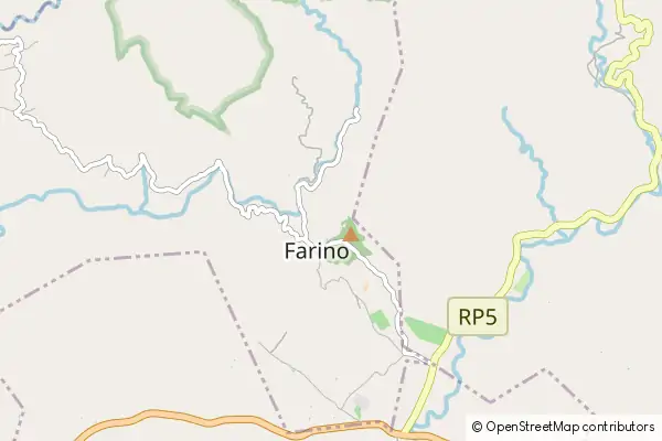 Mapa Farino