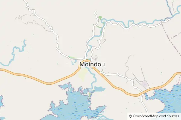 Mapa Moindou