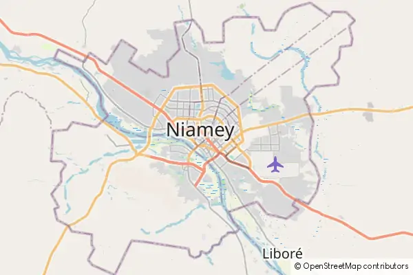 Mapa Niamey