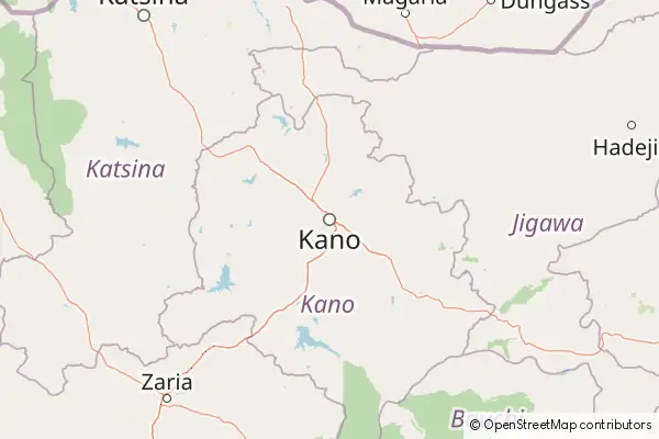 Mapa Kano