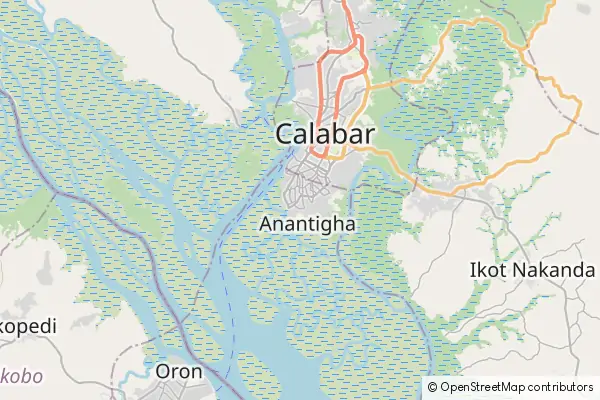 Mapa Calabar