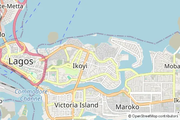 Mapa Ikoyi