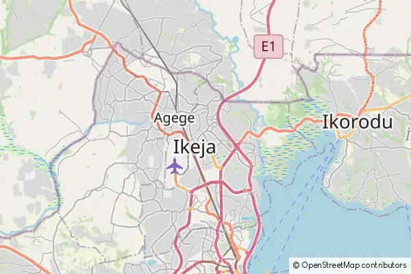 Mapa Ikeja