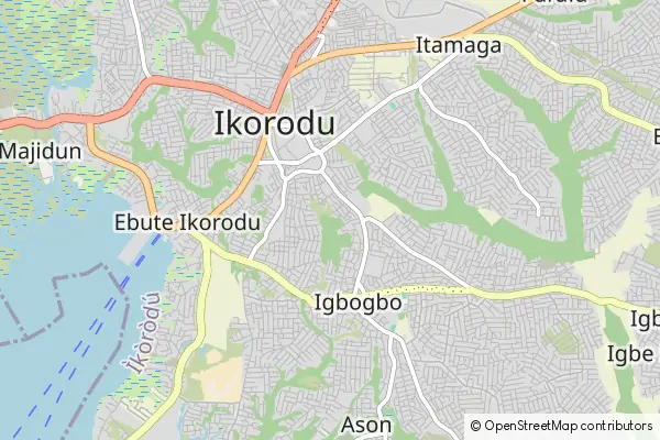 Mapa Ikorodu