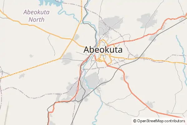 Mapa Abeokuta