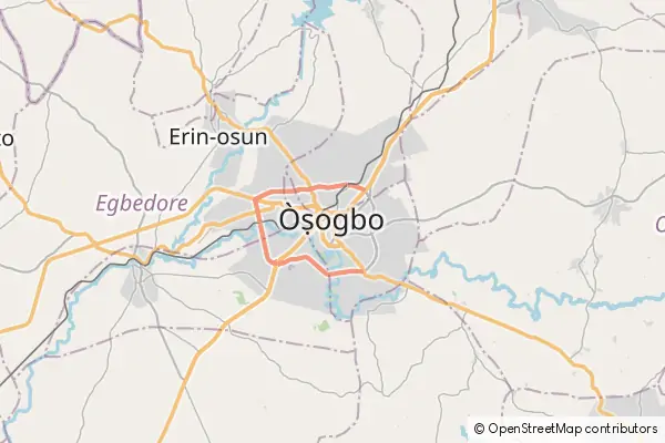 Mapa Oshogbo