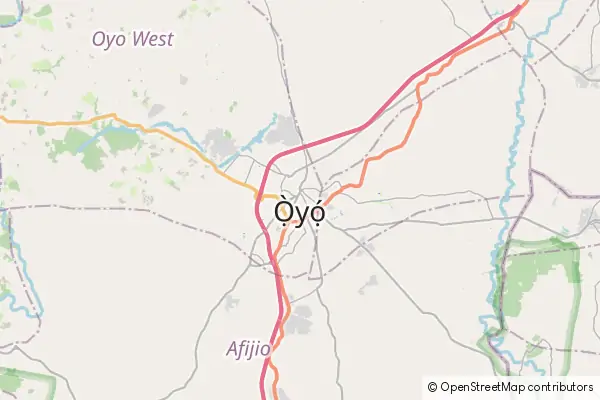 Mapa Oyo