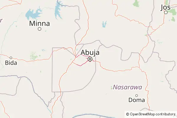 Mapa Abudża