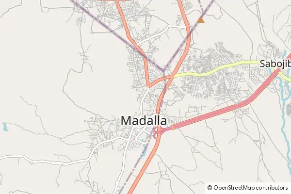 Mapa Madalla