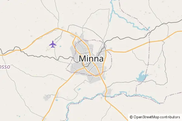 Mapa Minna