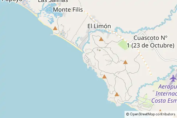 Mapa: Popoyo • © OpenStreetMap contributors Mapa Popoyo
