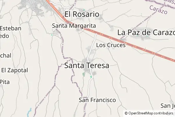 Mapa Santa Teresa