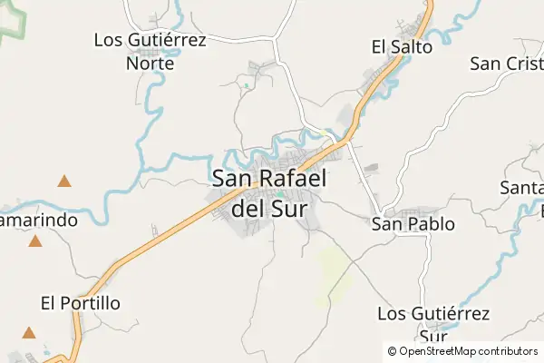 Mapa San Rafael del Sur