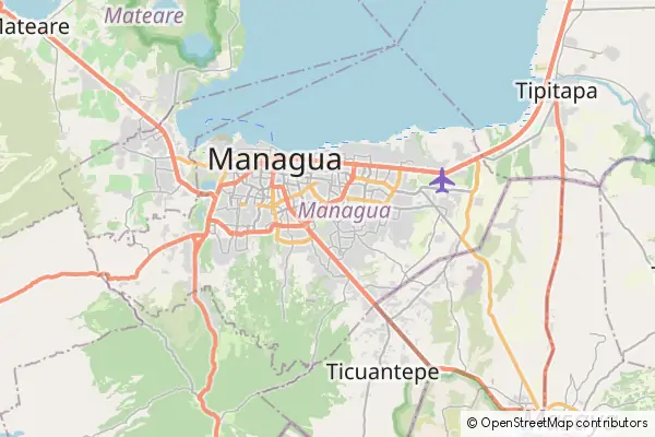 Mapa Managua