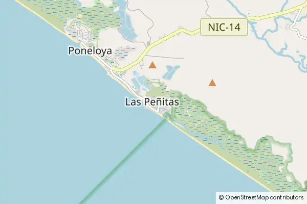 Mapa Las Peñitas