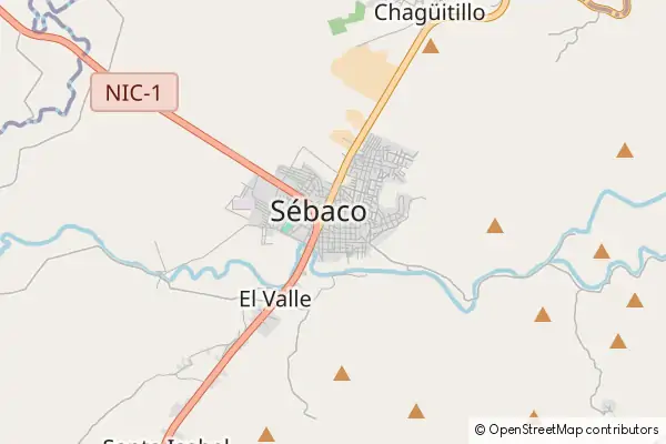 Mapa Sébaco