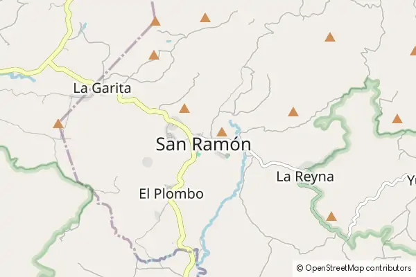 Mapa San Ramón