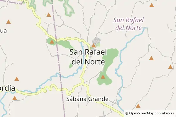 Mapa San Rafael del Norte