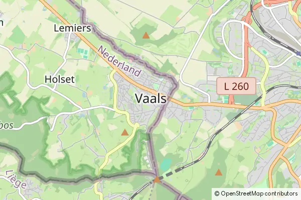 Mapa Vaals