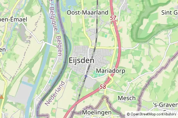 Mapa Eijsden