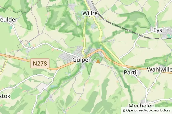 Mapa Gulpen