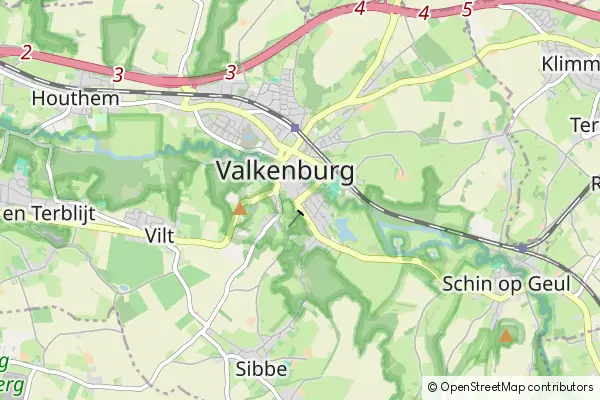 Mapa Valkenburg