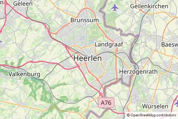 Mapa Heerlen