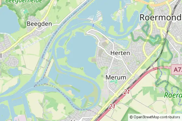 Mapa Herten