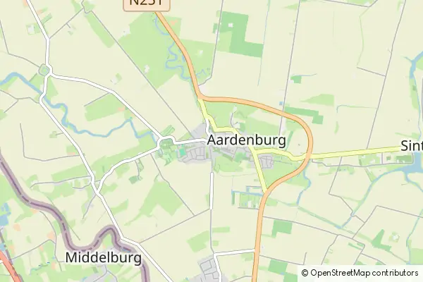 Mapa Aardenburg