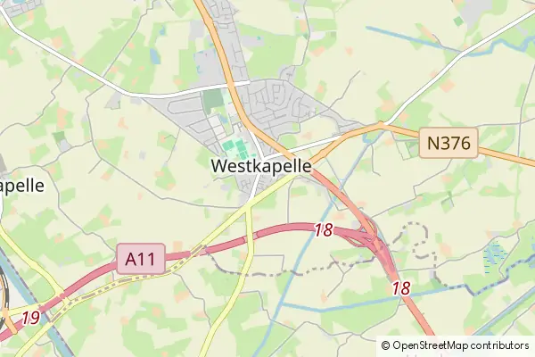 Mapa Westkapelle