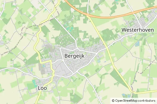 Mapa Bergeyk