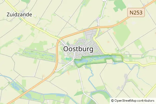 Mapa Oostburg