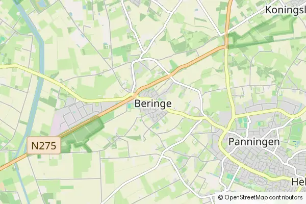 Mapa Beringe