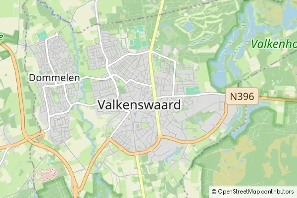 Mapa Valkenswaard