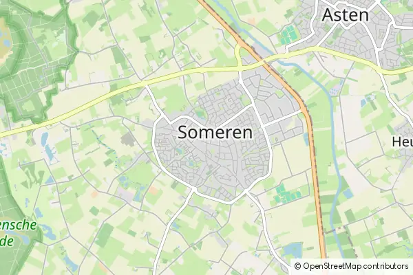 Mapa Someren