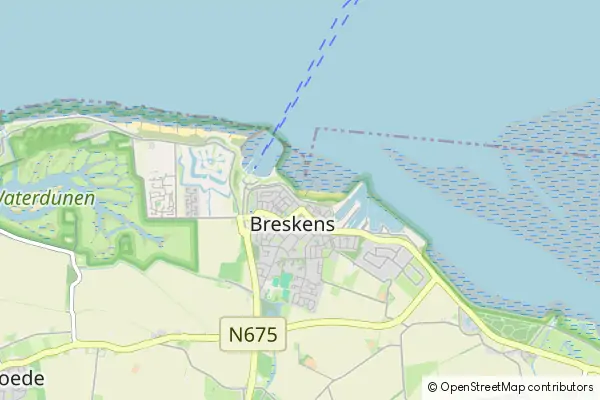 Mapa Breskens