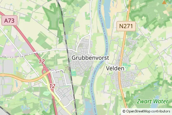 Mapa Grubbenvorst