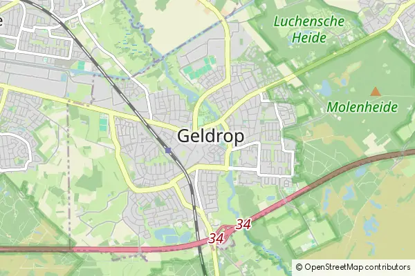 Mapa Geldrop