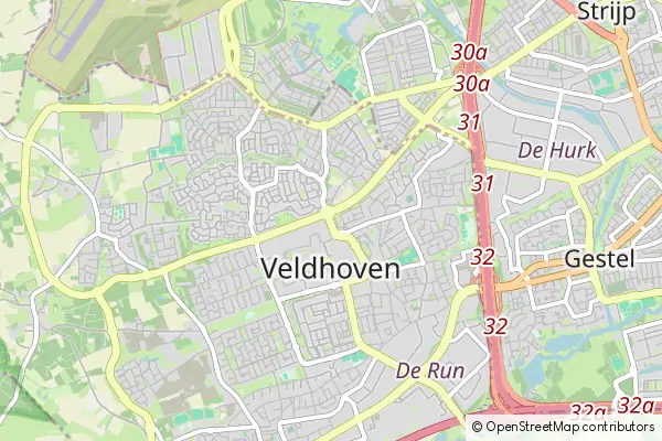 Mapa Veldhoven