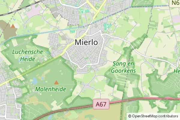 Mapa Mierlo