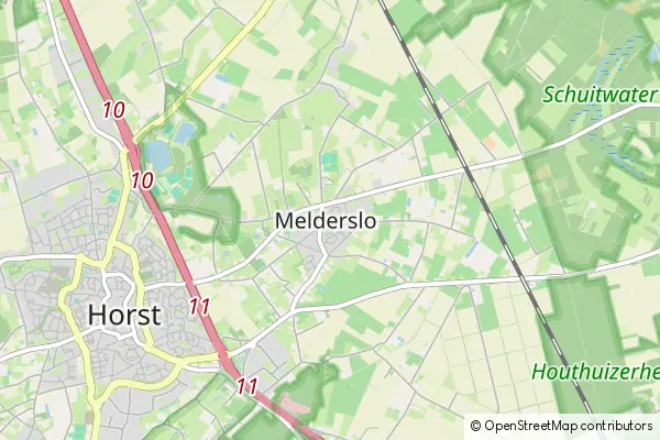 Mapa Melderslo