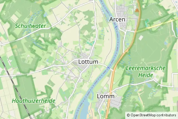 Mapa Lottum