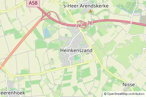 Mapa Heinkenszand