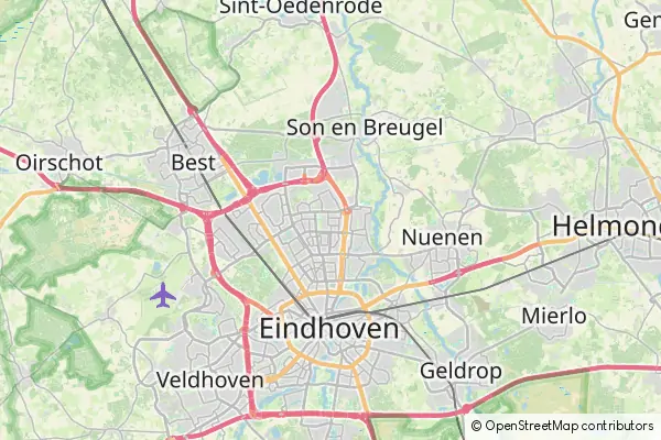 Mapa Eindhoven