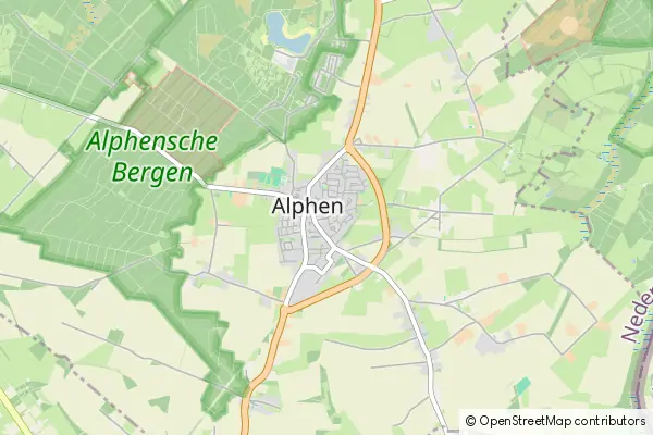 Mapa Alphen