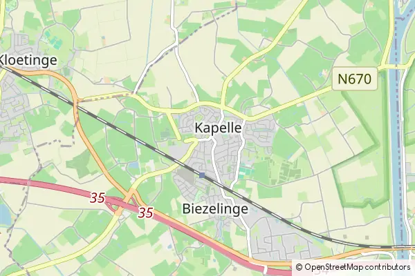 Mapa Kapelle