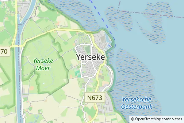 Mapa Yerseke