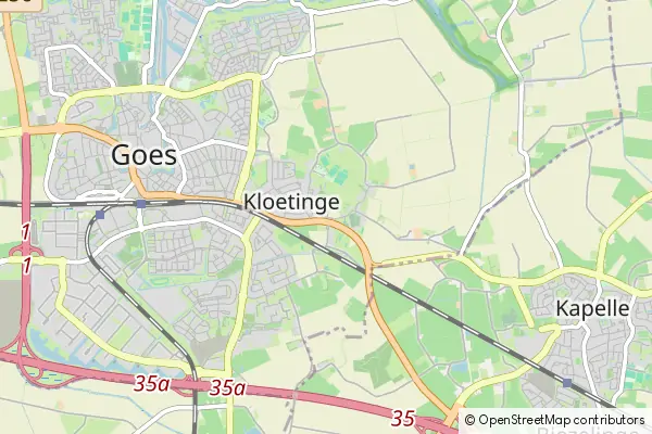 Mapa Kloetinge