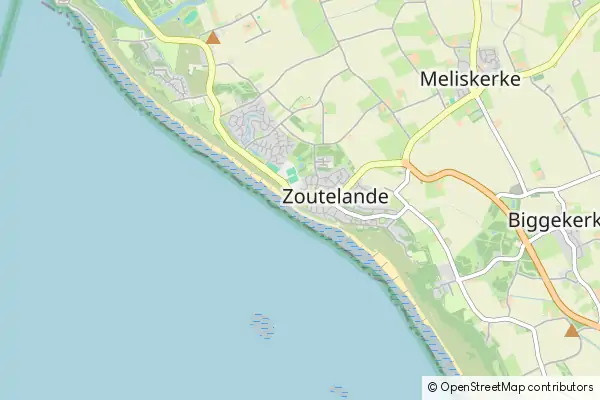 Mapa Zoutelande